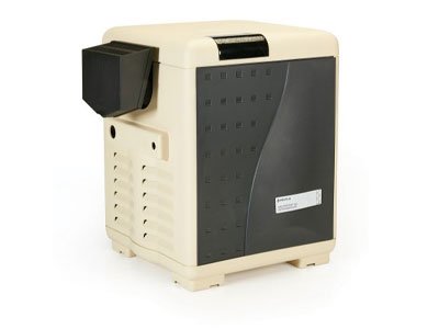 Pool heater unit showcasing a beige and black design, relevant to Luna Pool Service's repair services in Tucson, Oro Valley, and Vail.